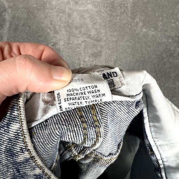 VTG Guess by Georges Marciano Denim Jeans Women's 28 High Rise Tapered 90's USA - Picture 10 of 11